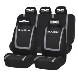 Set Huse Scaune Universale Compatibile cu Dacia Nou &ndash; Negru/Gri