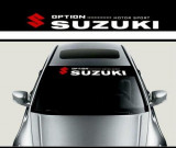 Sticker parasolar auto SUZUKI (126 x 16cm) ManiaStiker, AutoLux