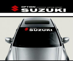 Sticker parasolar auto SUZUKI (126 x 16cm) foto