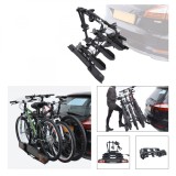Suport Biciclete Portbagaj 3 Biciclete Rabatabil, Prindere Sigura, Otel Tratata, Universal, 13 Pini