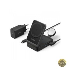 Incarcator Retea Wireless Anker MagGo 3in1 15W 1.67A Negru B2557311