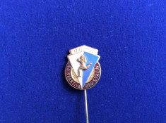 Insigna sportiva - Insigna Romania -UCFS- ?coala sportiva regiunea - Stalin foto