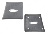 Ornament, bandou Fiat Ducato, 2006-2014; Peugeot Boxer, 2006-2014, Citroen Jumper, 2006-2014, Stanga, negru; cu gauri pentru lampa; pilar B