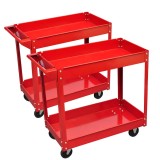 Cumpara ieftin Carucior pentru scule de atelier, 2 buc., 100 kg, 2 rafturi