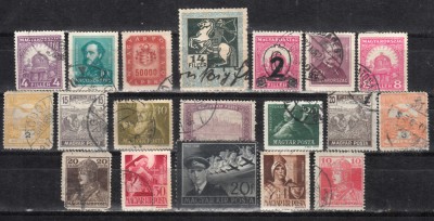 A7 T5 29 - Timbre foarte vechi - Ungaria foto