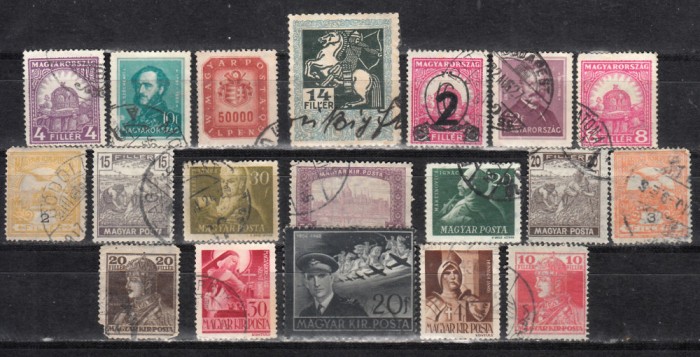 A7 T5 29 - Timbre foarte vechi - Ungaria