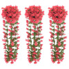 Ghirlande de flori artificiale, 3 buc., roze, 85 cm GartenMobel Dekor, vidaXL
