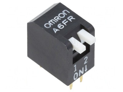 Comutator DIP-SWITCH 2 Secțiuni ON-OFF 24VDC foto