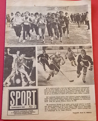 Revista SPORT nr.1/ ianuarie 1989 foto