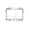 Radiator racire Toyota Land Cruiser 80, 08.1992-12.1997, Motorizare 4, 5 R6 158kw Benzina, tip climatizare Automat, dimensiune 708x425x48mm, Cu lipir