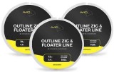 Fir Monofilament AVID Carp Outline Zig &amp; Floater Line, 4.5kg-10lbs, 0.26mm, 100m
