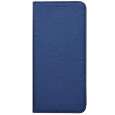 Husa Flip Huawei P40 Lite E iberry Smart Book Tip Carte Albastru foto