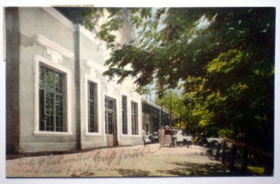 P.131 BAILE BAZNA BAD BAASSEN B&amp;Aacute;ZNA F&amp;Uuml;RDŐ RESTAURANTUL DE SUS 1927 CIRCULATA foto