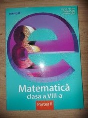 Matematica pentru clasa a 8-a (partea II)- Marius Perianu
