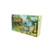 Set camping &quot;Micutul Explorator&quot; eMazing, potrivit pentru exterior și interior, covoraș inclus, 18 piese de joacă, +3 Ani, in tonuri multicolore