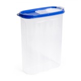 Recipient Depozitare Cereale, Capacitate 2.4L, Capac Albastru, Oem