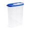 Recipient Depozitare Cereale, Capacitate 2.4L, Capac Albastru