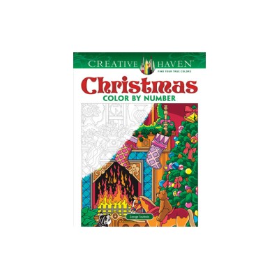 Creative Haven Christmas Color by Number foto
