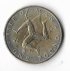 Moneda 1 pound 1978 - Man foto