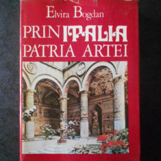 ELVIRA BOGDAN - PRIN ITALIA. PATRIA ARTEI (1976, editie cartonata)