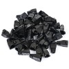 Set 100 bucati manson de protectie pentru mufe internet, RJ 45, negru