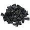 Set 100 bucati manson de protectie pentru mufe internet, RJ 45, negru
