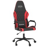 Cumpara ieftin Scaun de gaming de masaj, negru si rosu, piele ecologica