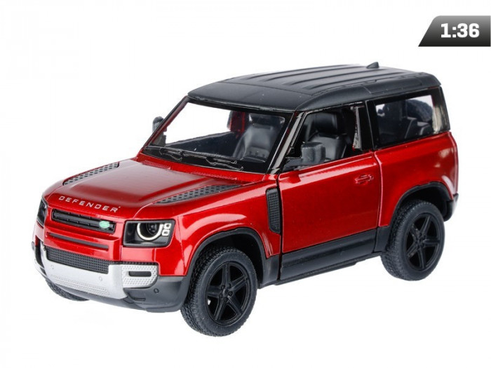 Model 1:36, Kinsmart, Land Rover Defender, Roșu A747LRDC