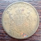 (MR29) MONEDA ROMANIA - 2000 LEI 1946, VARIANTA CU SCUT GOL, REGELE MIHAI