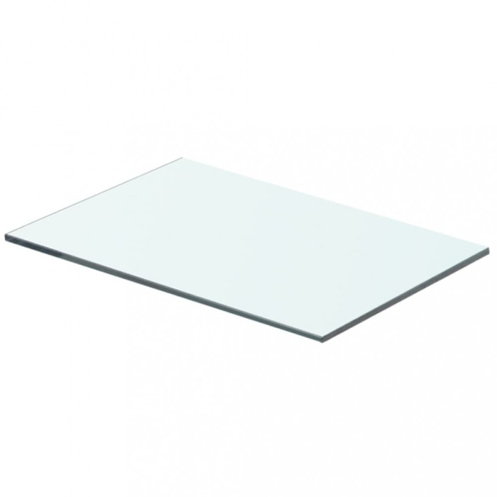 vidaXL Raft din sticlă transparentă, 40 x 20 cm