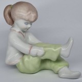 Fetita - Bibelou portelan Aquincum Budapesta, vechi, vintage