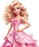 Cumpara ieftin Sticker decorativ, Barbie, Roz, 72 cm, 8402ST-18, Oem