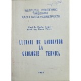 Nestor Lupei, Elena Pascu &ndash; Lucrări de laborator la geologie tehnică (1967)