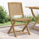 vidaXL Scaune grădină pliante 2 buc. 44x50x88 cm lemn masiv acacia 365743