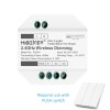 Modul wireless MiBoxer PUSH1, pentru intrerupator clasic cu revenire, dimmer RGB+CCT, 2.4GHz, AC100-240V, dimming 0.1-100%, RF control 30m, montaj in