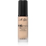 L.A. Girl Cosmetics PRO. Matte HD machiaj persistent cu efect matifiant culoare Beige 30 ml