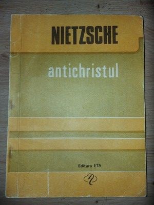 Antichiristul- Nietzsche foto