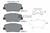 TEXTAR 2575701 set placute frana,frana disc