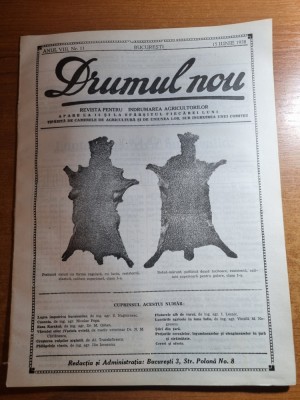 drumul nou 15 iunie 1938-lupta impotriva buruienilor,cresterea oilor foto