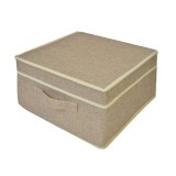Cutie depozitare diverse lucruri, Mobi, maro, 30x30x15 cm, Oem