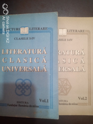Literatura clasica universala-clasele I-IV foto