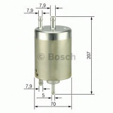 Filtru combustibil BMW X5 (E53) (2000 - 2006) BOSCH F 026 403 000