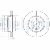DELPHI BG4343C Disc frana