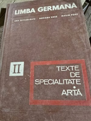 LIMBA GERMANA- ANA ZEITLER RATZ /ADRIANA HASS/MAXIM POPP foto