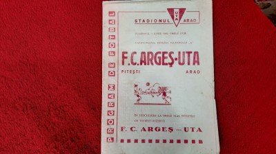 program UTA - FC Arges foto