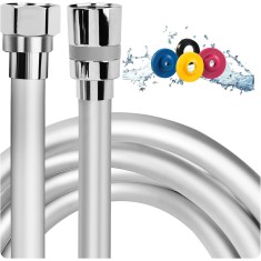 Furtun de dus Yibayuqi, 1.5 m,cu 4 garnituri de economisire a apei, PVC