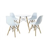 Set Masa DA151W + 4 Scaune DA232W
