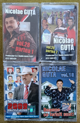 Nicolae Guță , 4 casete sigilate cu muzică de petrecere și manele foto