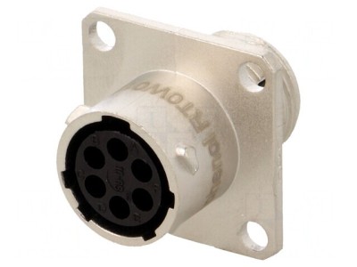Conector Circular Soclu 6 Pin Fără Contacte RT360 IP67 foto