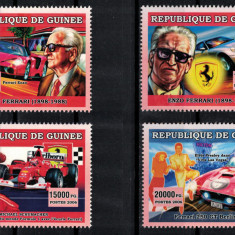 GUINEEA 2006 - Automobile Ferrari /serie completa MNH